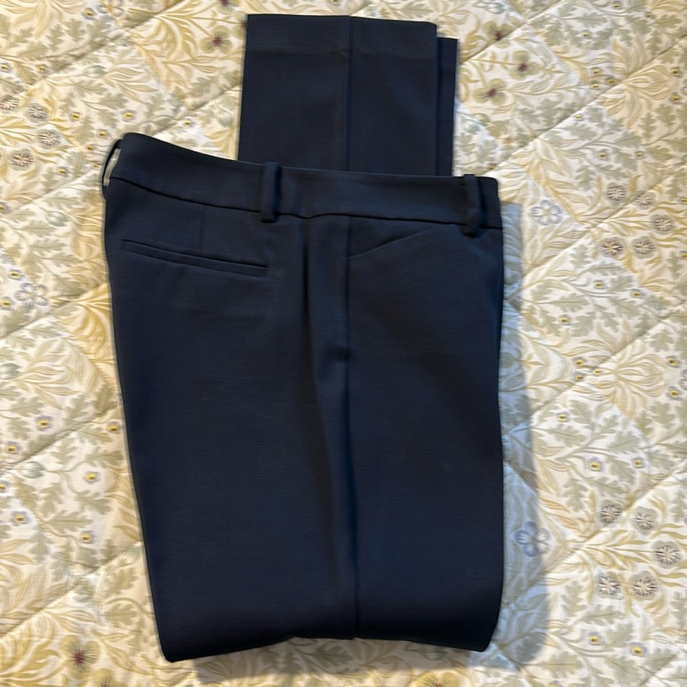 Ann Taylor 8 Petite Navy Trousers